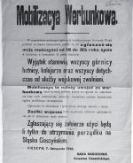 Plakat mobilizacyjny z 7 XI 1918